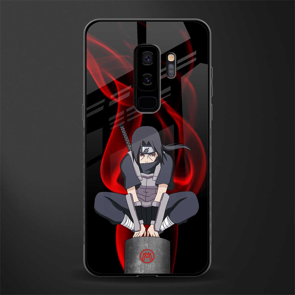 itachi uchiha glass case for samsung galaxy s9 plus image