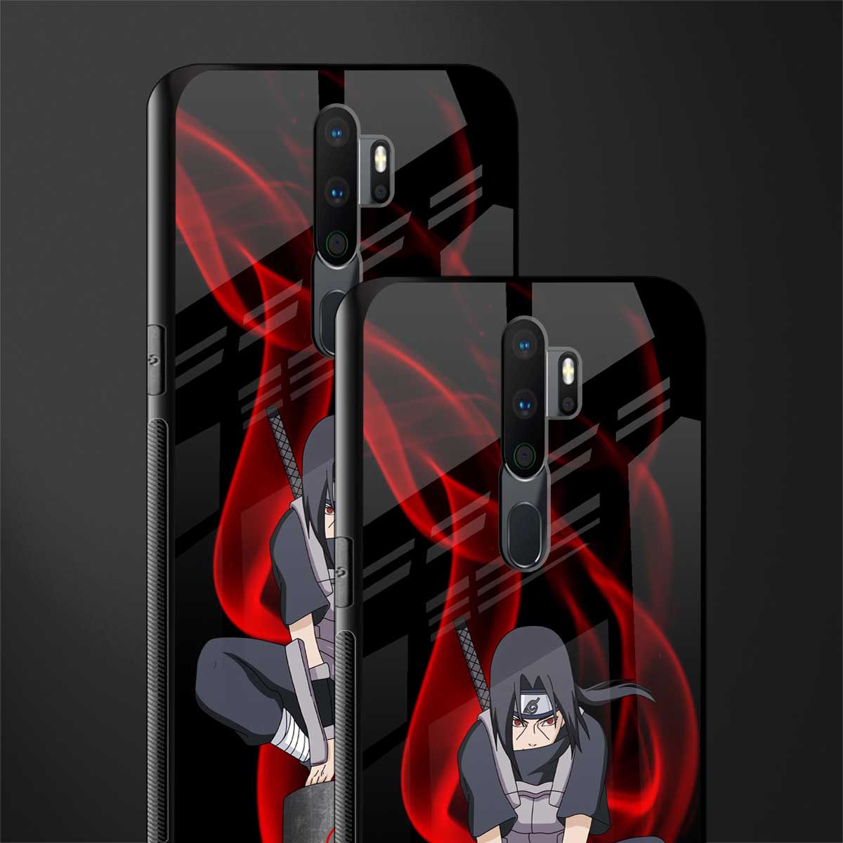 itachi uchiha glass case for oppo a9 2020 image-2