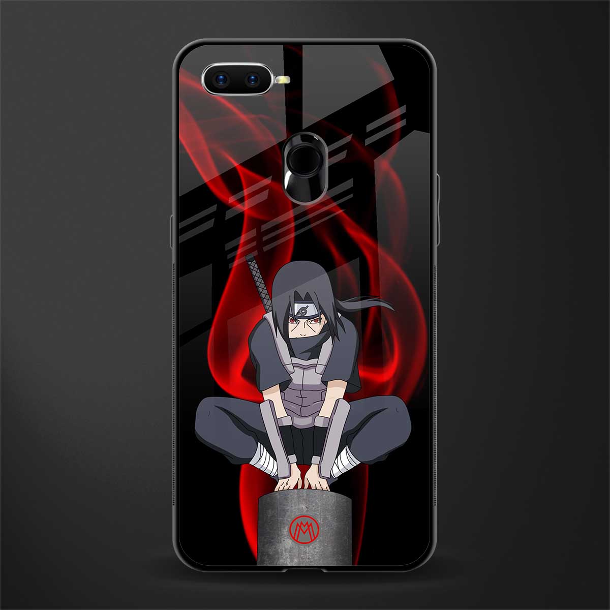itachi uchiha glass case for oppo f9f9 pro image