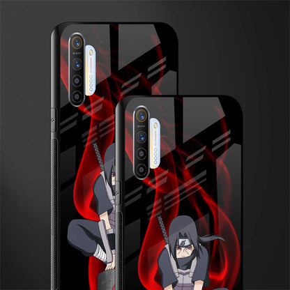 itachi uchiha glass case for realme xt image-2
