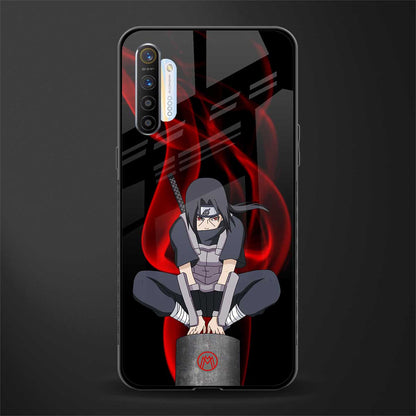 itachi uchiha glass case for realme xt image