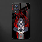itachi uchiha glass case for vivo v21 5g image