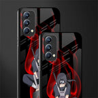 itachi uchiha glass case for oppo f19 image-2