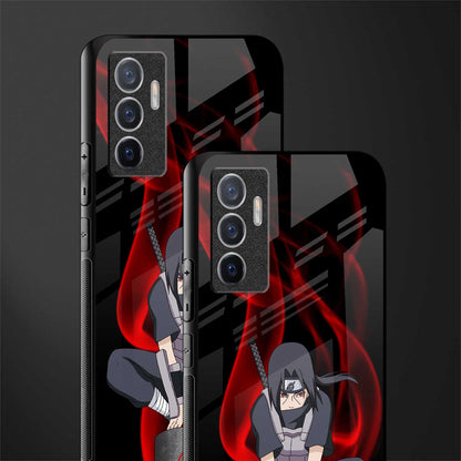 itachi uchiha glass case for vivo v23e image-2