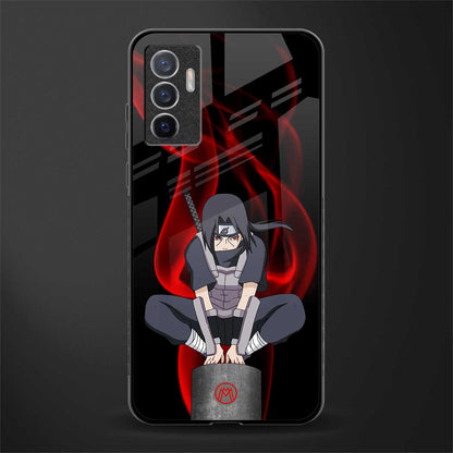 itachi uchiha glass case for vivo v23e image