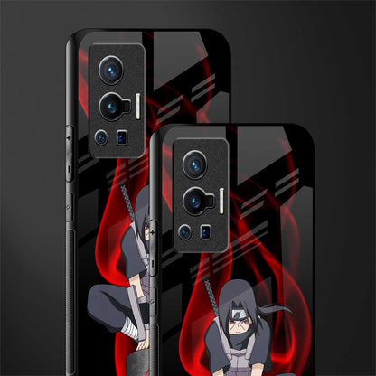 itachi uchiha glass case for vivo x70 pro image-2