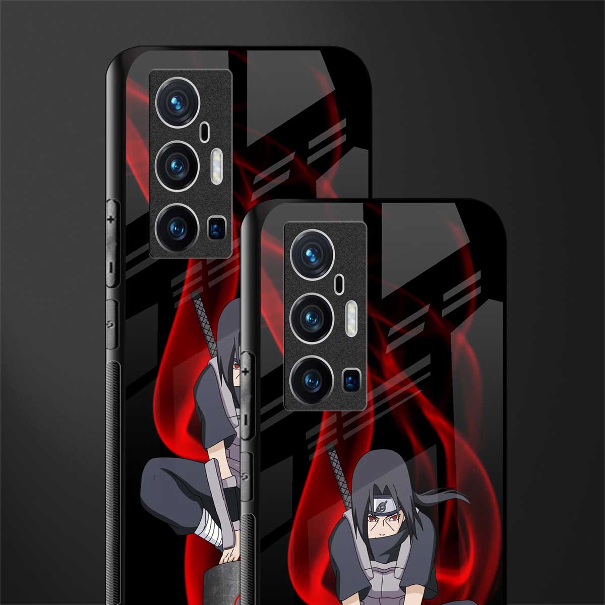 itachi uchiha glass case for vivo x70 pro plus image-2