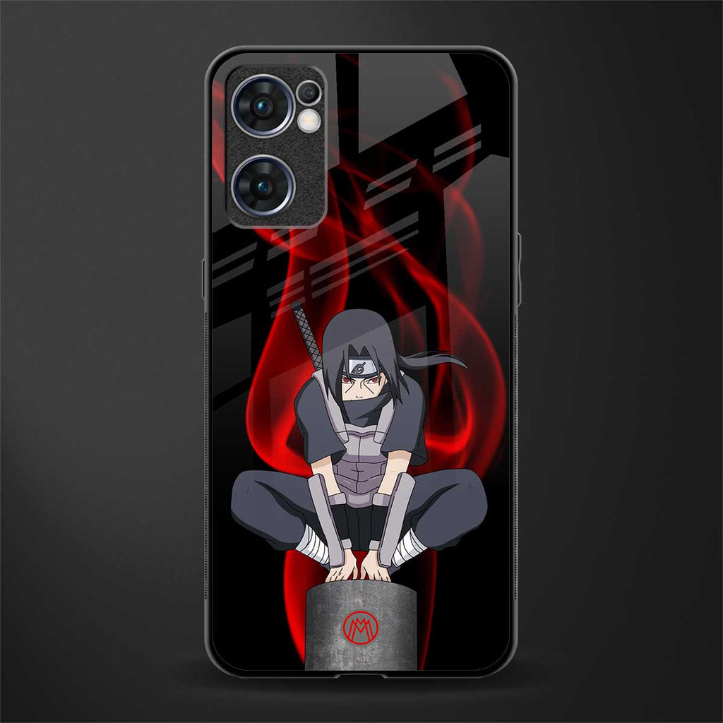 itachi uchiha glass case for oppo reno7 5g image
