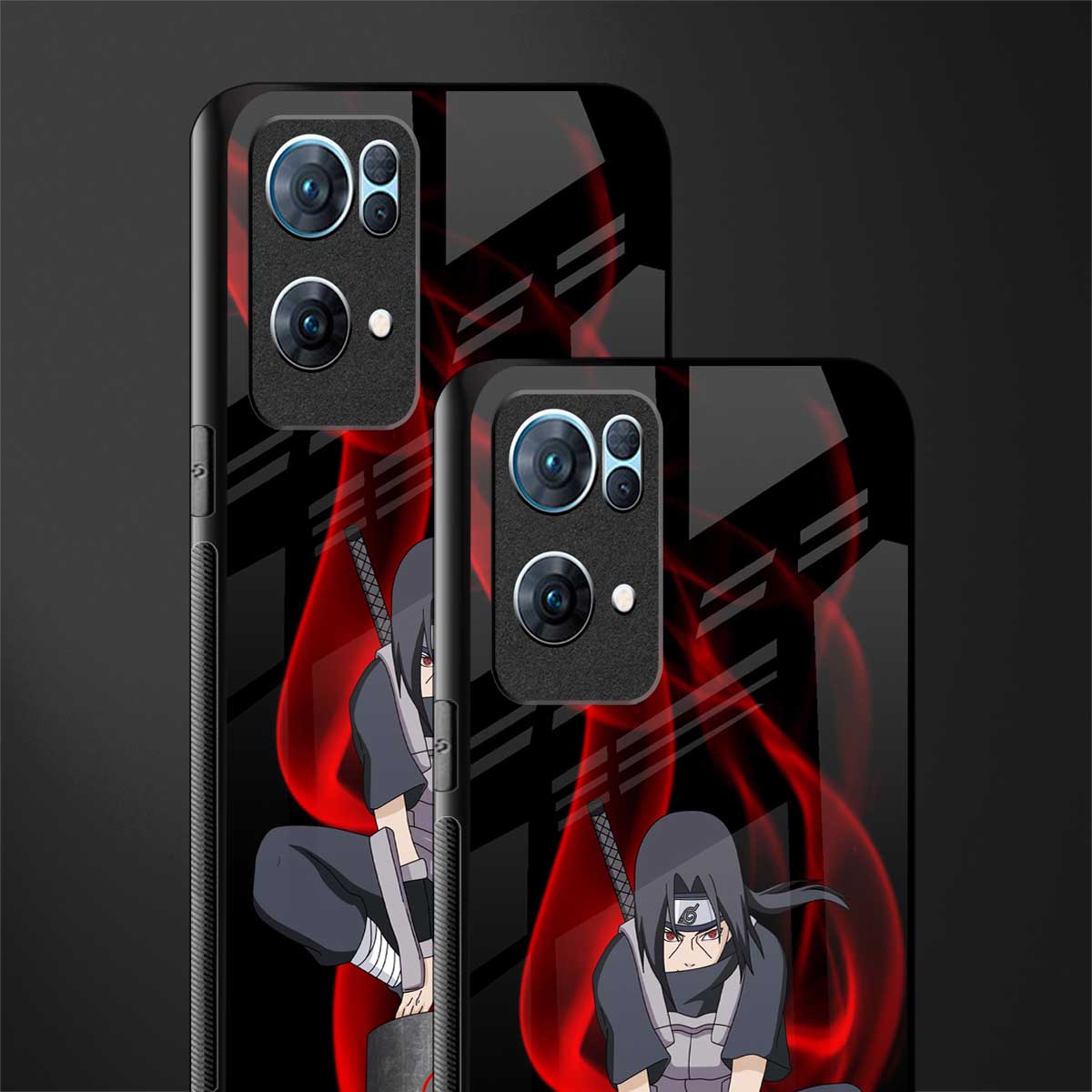 itachi uchiha glass case for oppo reno7 pro 5g image-2
