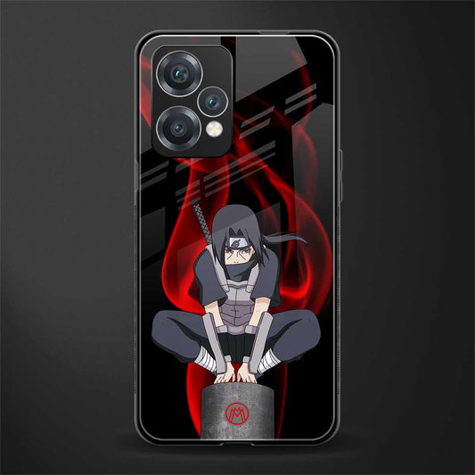 itachi uchiha back phone cover | glass case for realme 9 pro 5g