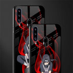 itachi uchiha glass case for samsung galaxy a20s image-2