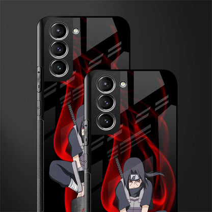 itachi uchiha glass case for samsung galaxy s22 plus 5g image-2