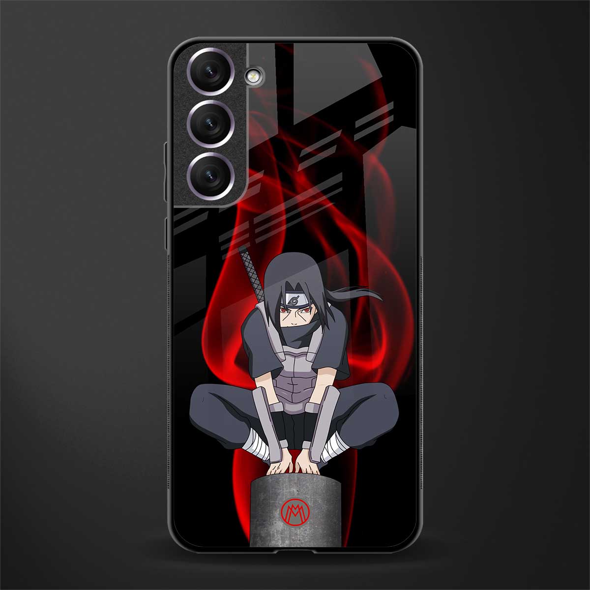 itachi uchiha glass case for samsung galaxy s22 plus 5g image