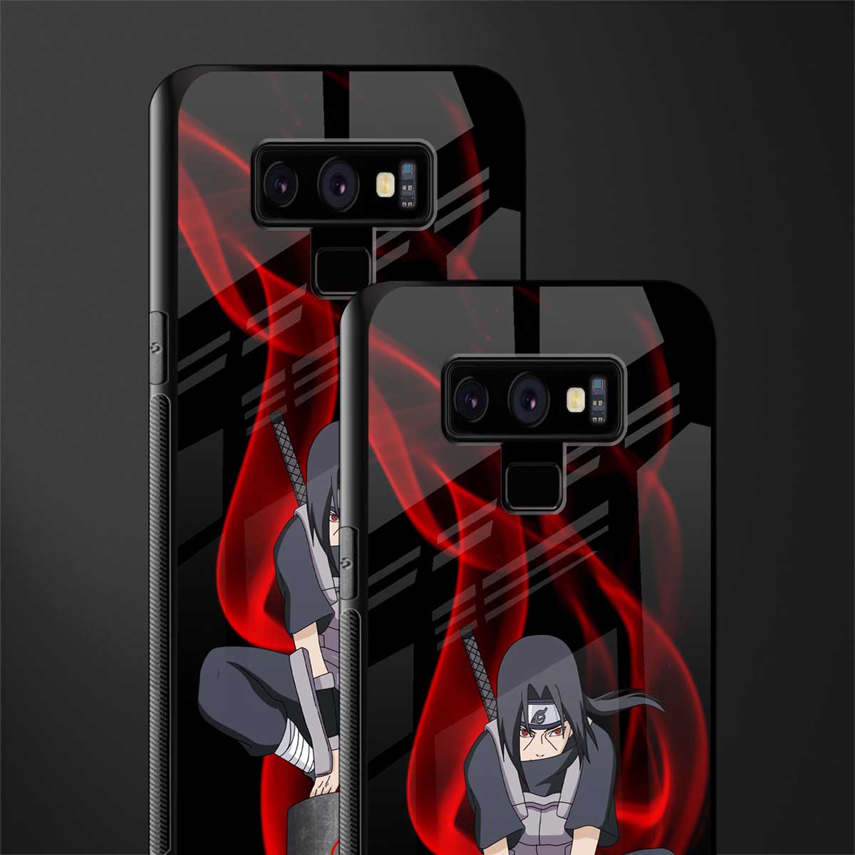 itachi uchiha glass case for samsung galaxy note 9 image-2