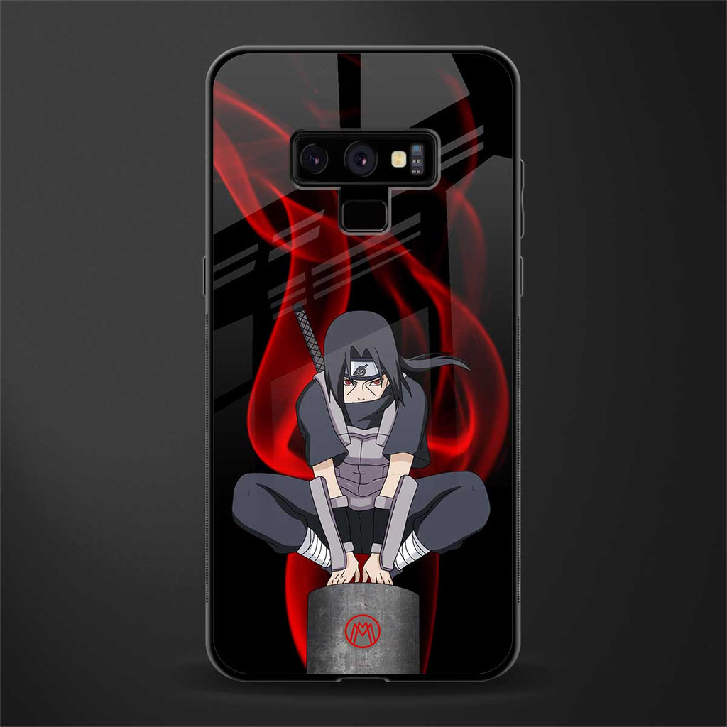 itachi uchiha glass case for samsung galaxy note 9 image