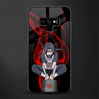 itachi uchiha glass case for samsung galaxy note 9 image