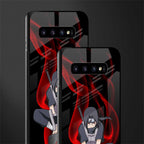 itachi uchiha glass case for samsung galaxy s10 plus image-2