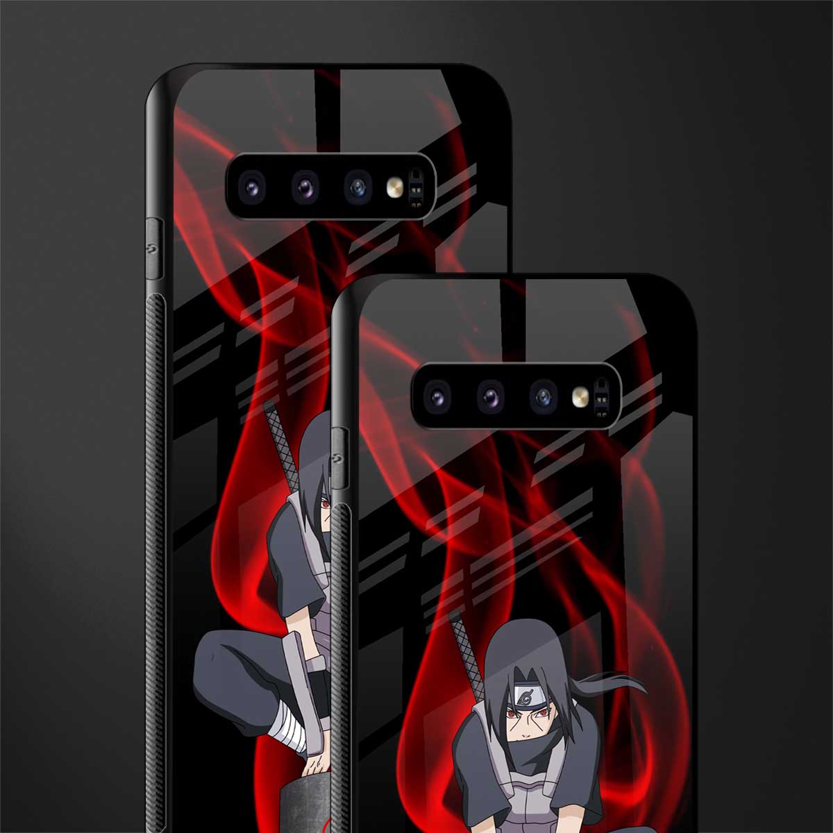 itachi uchiha glass case for samsung galaxy s10 plus image-2