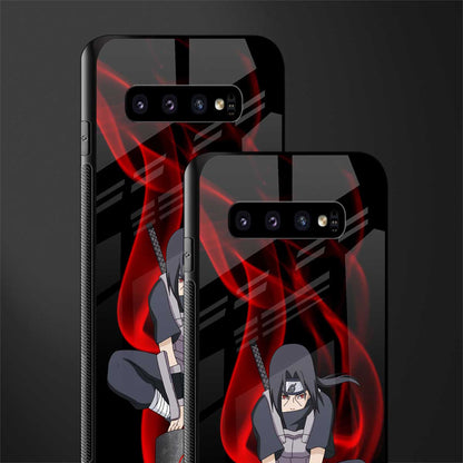 itachi uchiha glass case for samsung galaxy s10 plus image-2