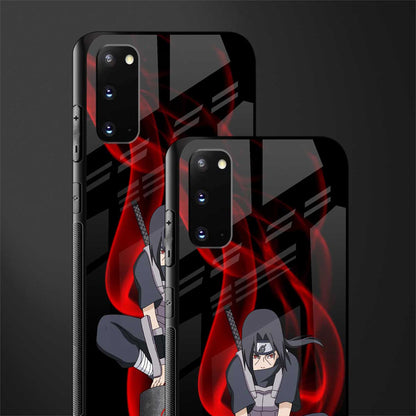 itachi uchiha glass case for samsung galaxy s20 image-2