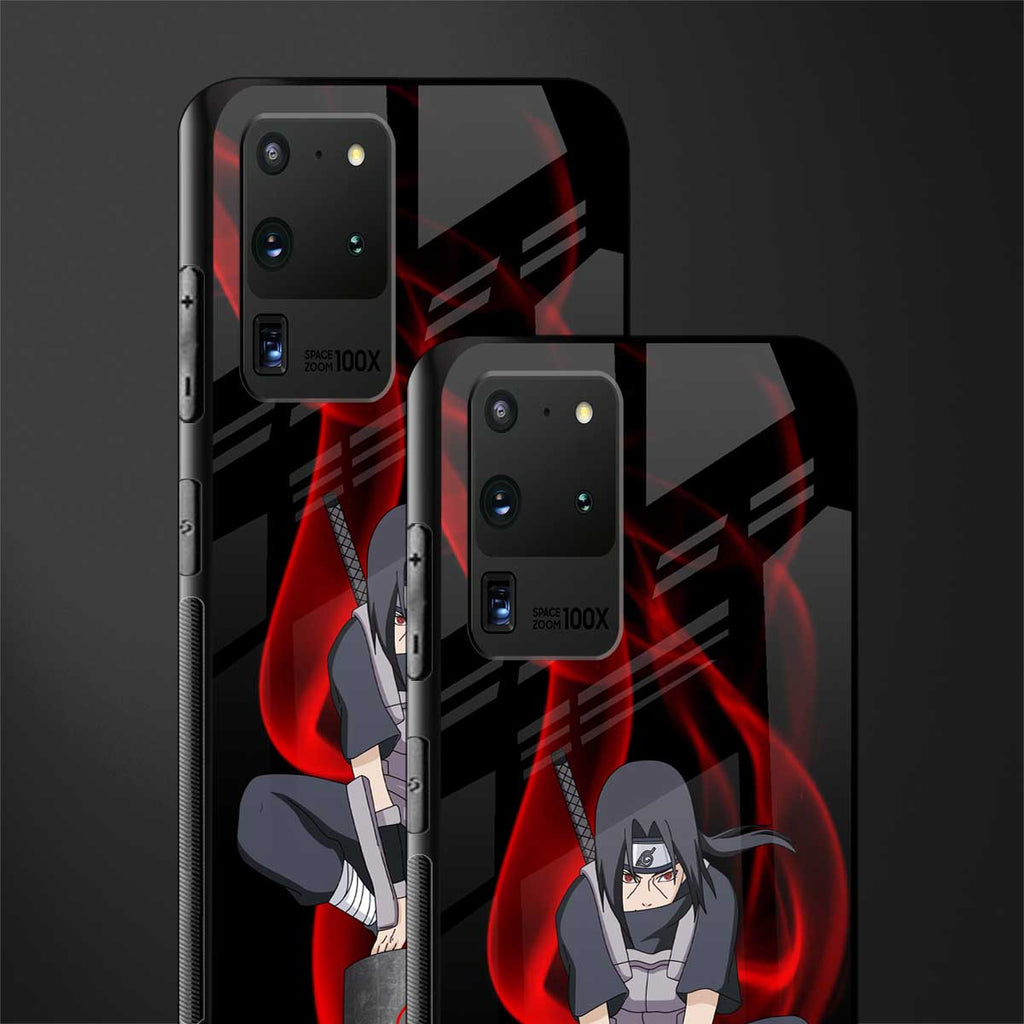 itachi uchiha glass case for samsung galaxy s20 ultra image-2