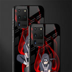 itachi uchiha glass case for samsung galaxy s20 ultra image-2