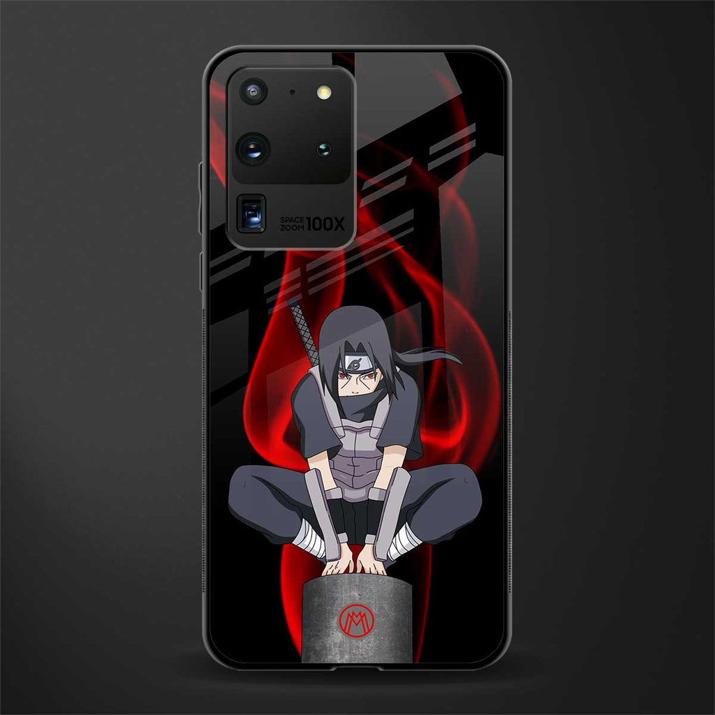 itachi uchiha glass case for samsung galaxy s20 ultra image
