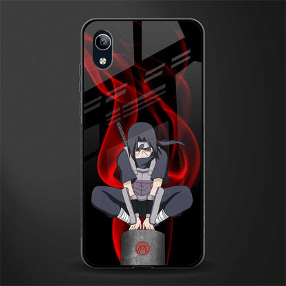 itachi uchiha glass case for vivo y1s without fingerprint image