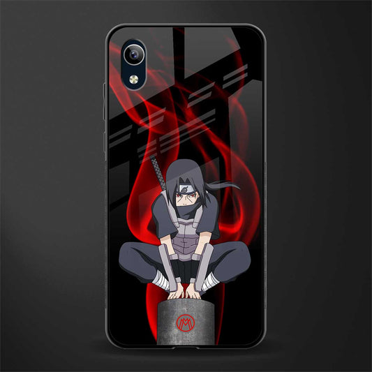 itachi uchiha glass case for vivo y1s without fingerprint image