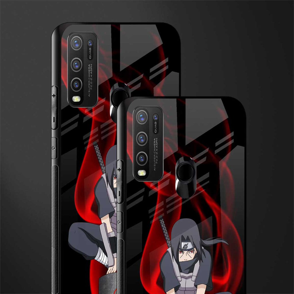 itachi uchiha glass case for vivo y30 image-2