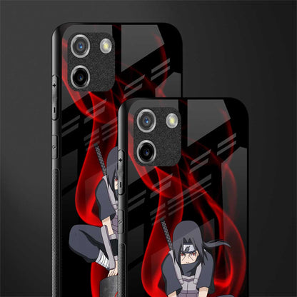 itachi uchiha glass case for realme c11 image-2