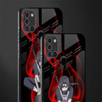 itachi uchiha glass case for samsung galaxy a21s image-2