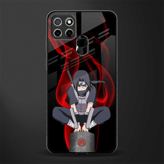 itachi uchiha glass case for realme narzo 30a image