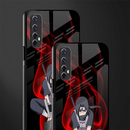 itachi uchiha glass case for realme 7 image-2