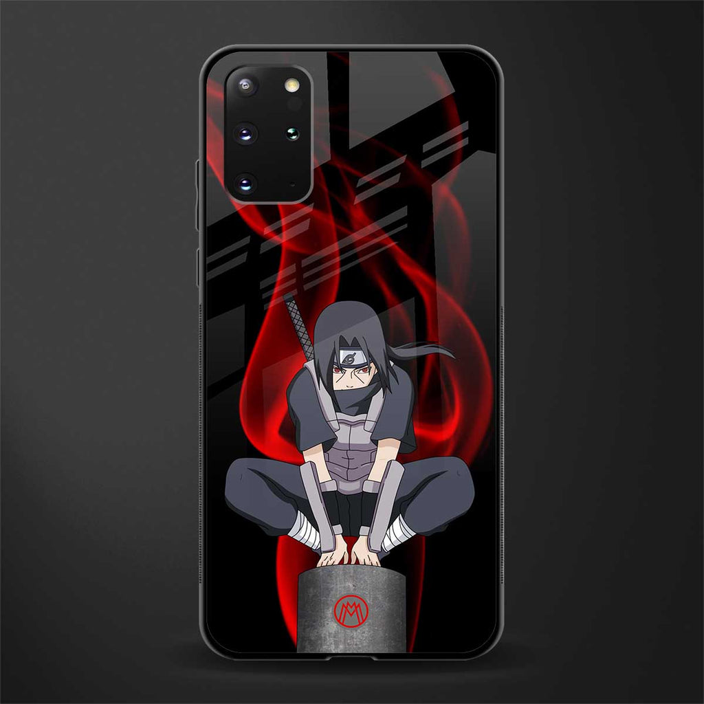 itachi uchiha glass case for samsung galaxy s20 plus image