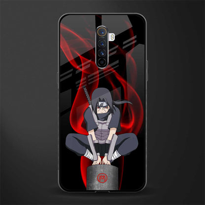 itachi uchiha glass case for realme x2 pro image