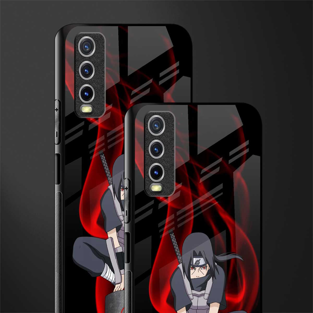 itachi uchiha glass case for vivo y20 image-2