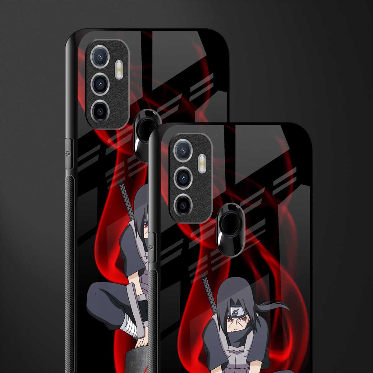 itachi uchiha glass case for oppo a53 image-2