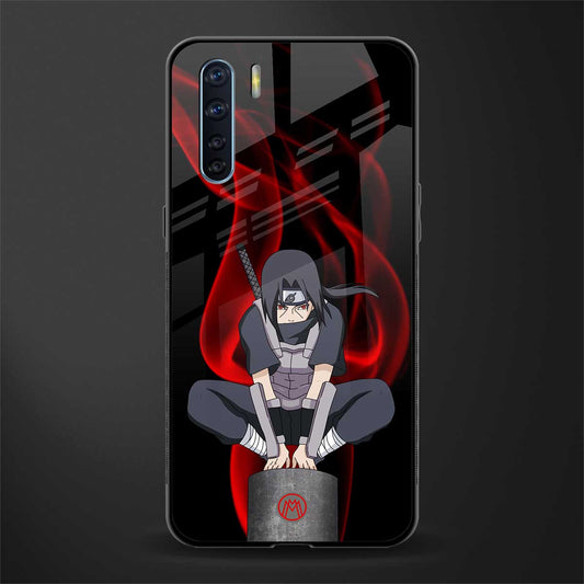 itachi uchiha glass case for oppo f15 image