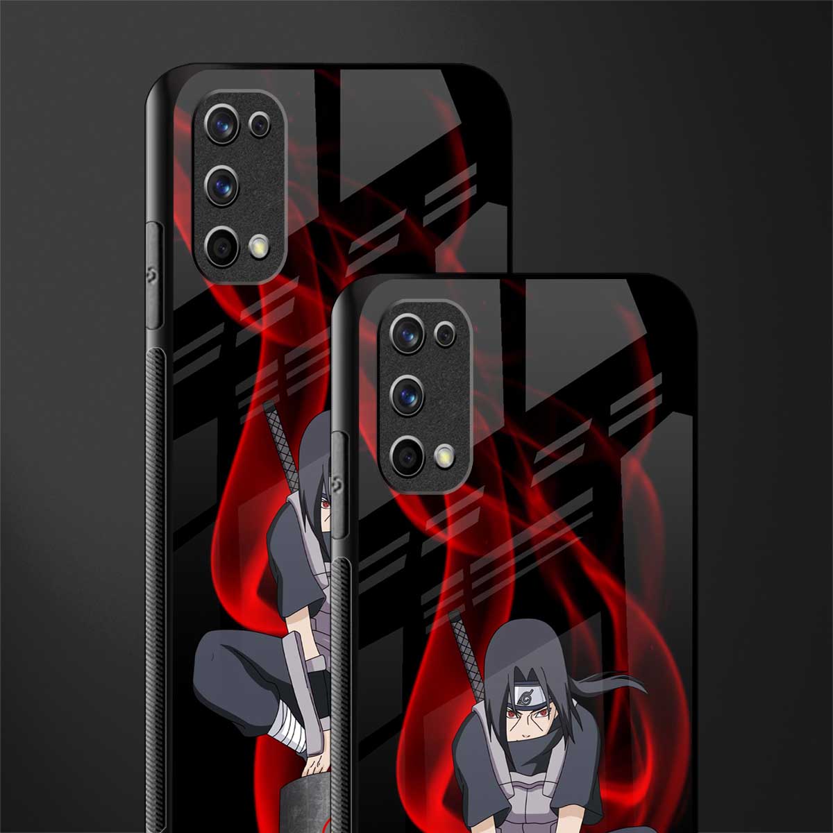 itachi uchiha glass case for realme 7 pro image-2