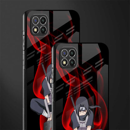 itachi uchiha glass case for poco c3 image-2