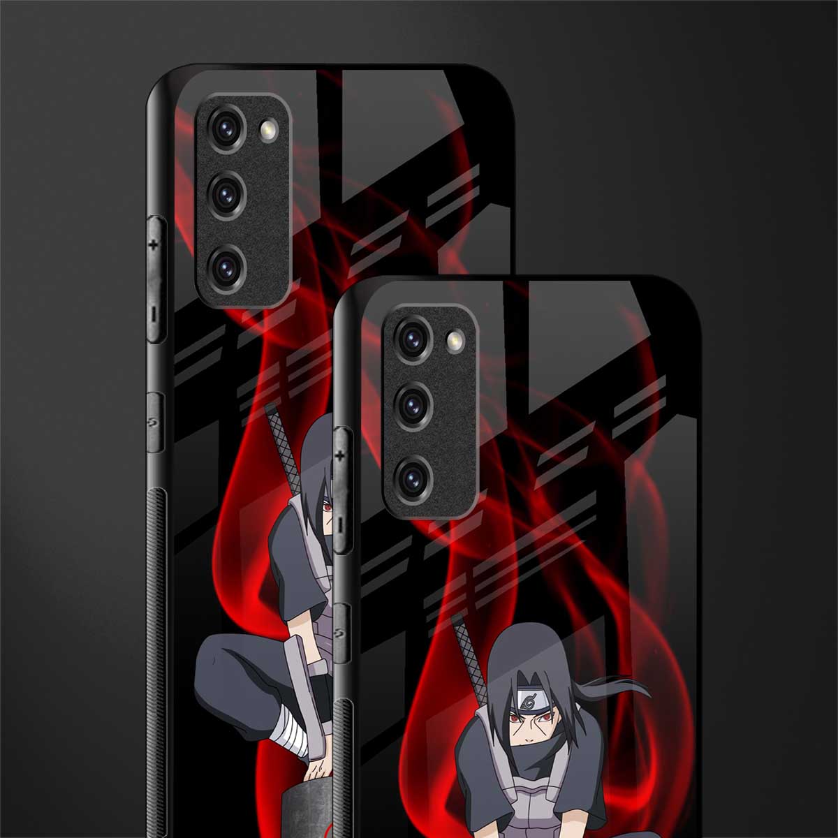 itachi uchiha glass case for samsung galaxy s20 fe image-2