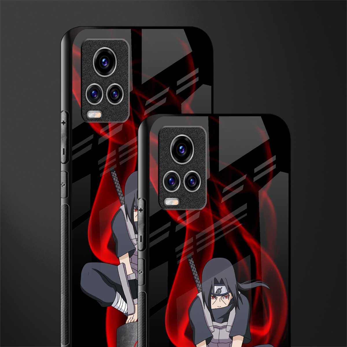 itachi uchiha glass case for vivo v20 pro image-2