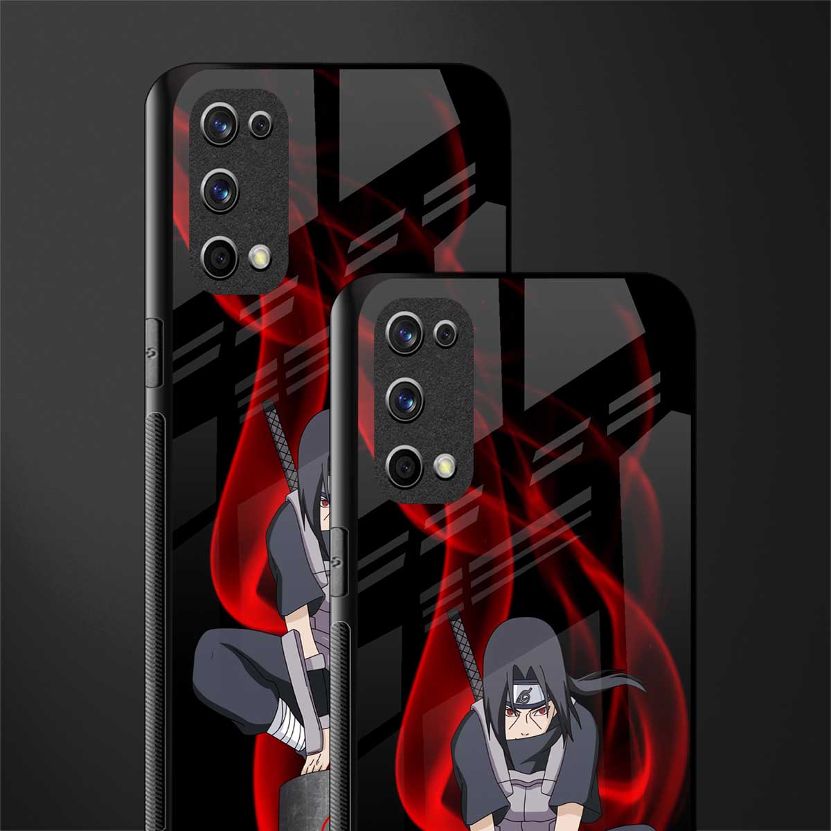 itachi uchiha glass case for realme x7 pro image-2