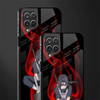 itachi uchiha glass case for samsung galaxy f12 image-2