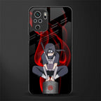 itachi uchiha glass case for redmi note 10s image