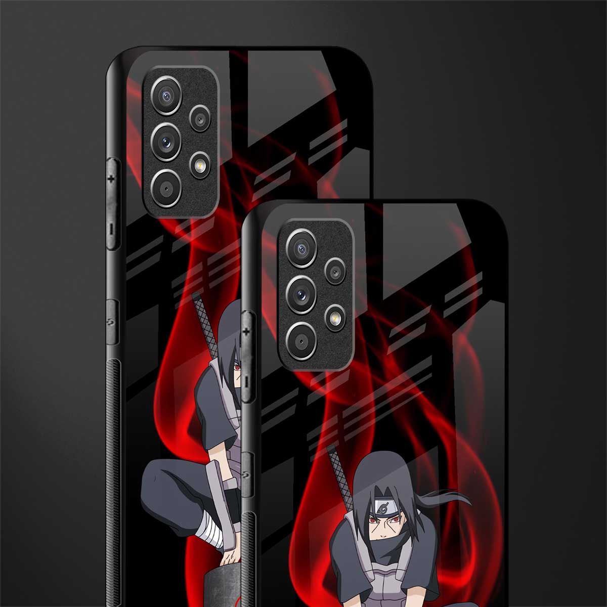 itachi uchiha glass case for samsung galaxy a32 4g image-2