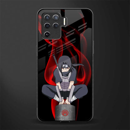 itachi uchiha glass case for oppo f19 pro image