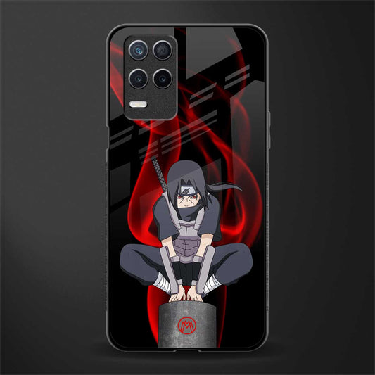 itachi uchiha glass case for realme narzo 30 5g image