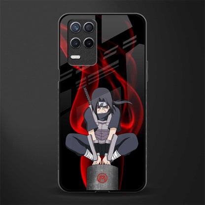 itachi uchiha glass case for realme 8 5g image